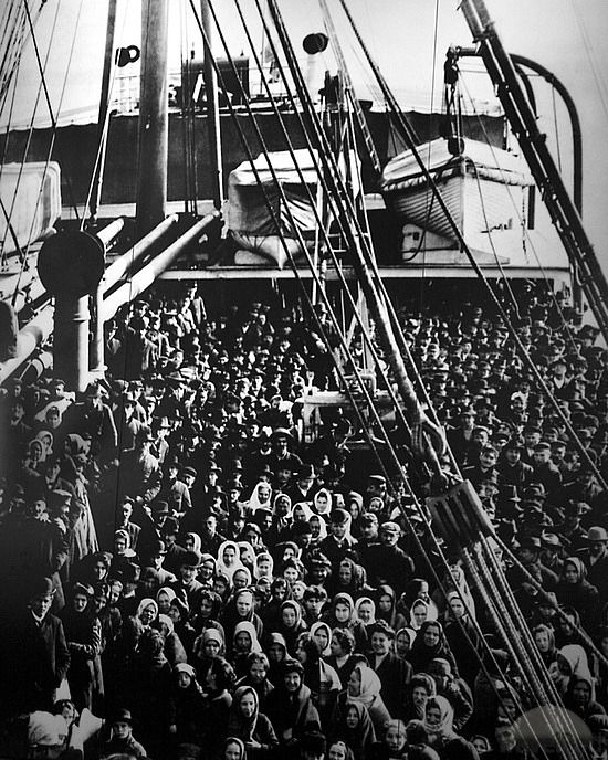 arriving on Ellis Island