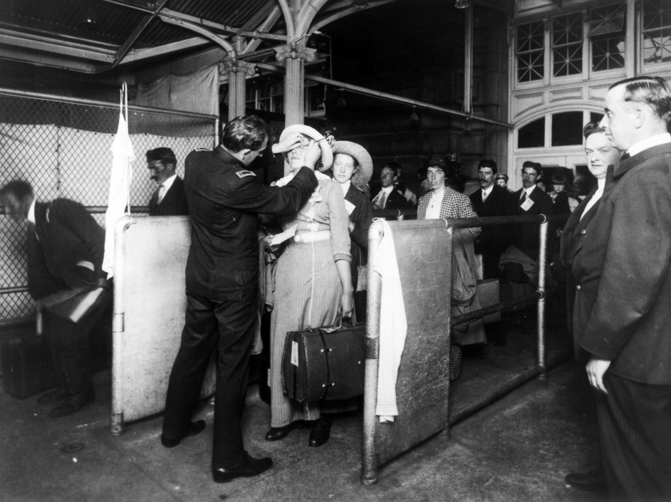 9 Eye Inspection on Ellis Island