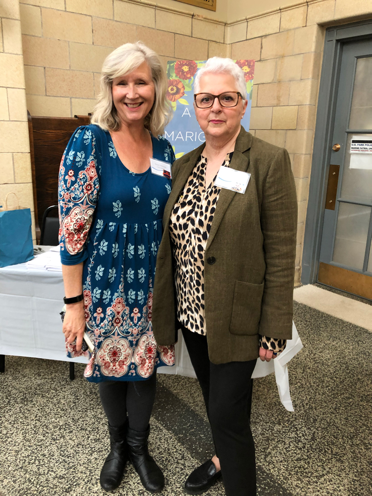 SEI President Janis Calella with Susan Meissner