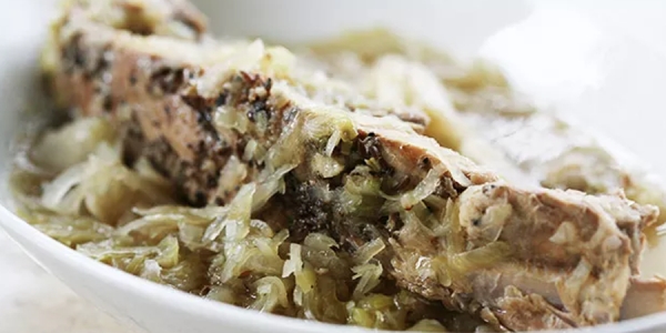 Spareribs, Cabbage & Sauerkraut