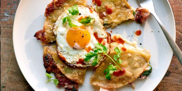 Fried-Egg Quesadilla