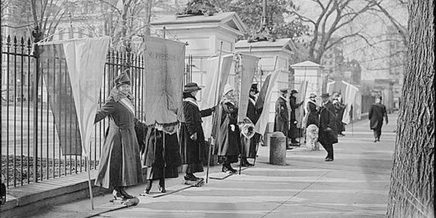 Ellis Island's role in the difficult battle it was for women to gain the right to vote